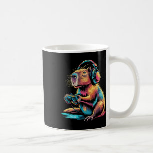 Funny Capyra Video Gamer Capyra  Coffee Mug
