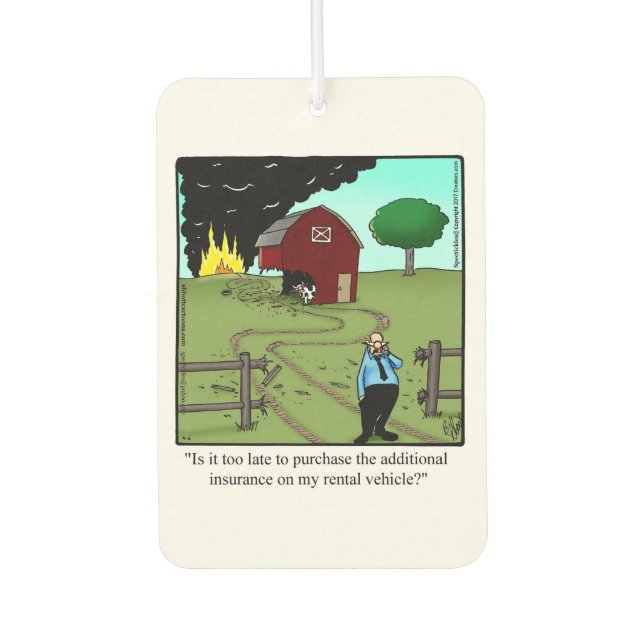 Funny Car Air Freshener For Him (Front)