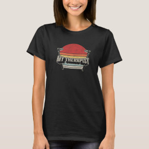 Funny Car Auto Racing Mechanic My Therapist Socket T-Shirt