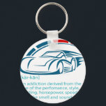 Funny Car Guy Gift - CARCAINE Definition Love Of C Key Ring<br><div class="desc">A stylish keychain featuring a vintage classic car design. A perfect accessory for car lovers and collectors. Great for everyday use or as a small and thoughtful gift for classic car enthusiasts.</div>