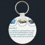 Funny Car Guy Gift - CARCAINE Definition Love Of C Key Ring<br><div class="desc">A stylish keychain featuring a vintage classic car design. A perfect accessory for car lovers and collectors. Great for everyday use or as a small and thoughtful gift for classic car enthusiasts.</div>