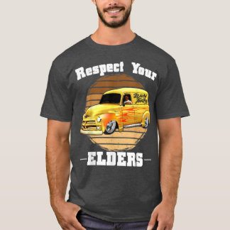Funny Car Guy - Respect Your Elders Classic Panel  T-Shirt