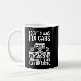 Funny Car Mechanic Design For Men Automobile Mecha Coffee Mug