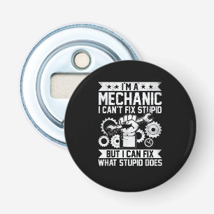 Funny Car Mechanic Engineer Men Women Kids Auto Me Bottle Opener
