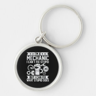 Funny Car Mechanic Engineer Men Women Kids Auto Me Key Ring
