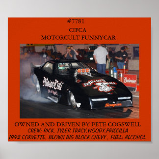 FUNNY CAR  POSTER