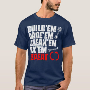Funny Car Racing Automobiles For An Auto Racer gir T-Shirt