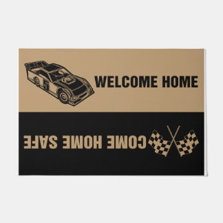 Funny Car Racing Mat, Cool Car Racing Doormat