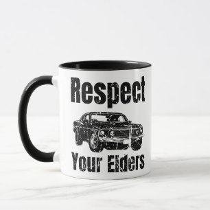 Funny Car - Vintage Respect Your Elders Classic Mu Mug