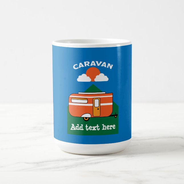 Funny Caravan Accessories Camping Caravaner  Coffee Mug (Center)
