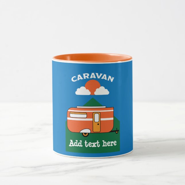 Funny Caravan Accessories Camping Caravaner Mug (Center)