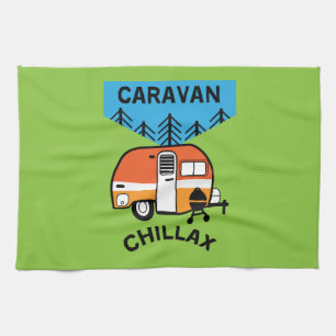 Funny Caravan Gifts   Best Caravanning   Caravans  Tea Towel