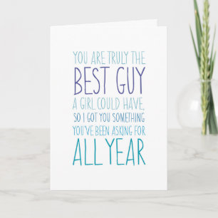 Funny Card: Best Guy Birthday Card