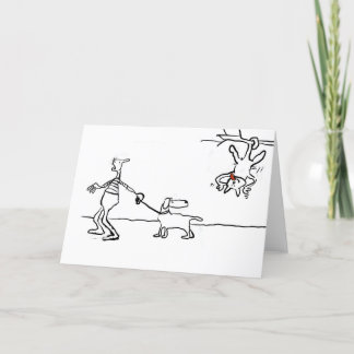 funny card with animals