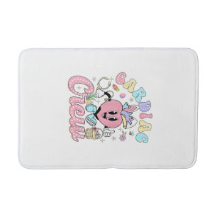 Funny Cardiac Crew Easter Day CVICU Nurse Cardiolo Bath Mat