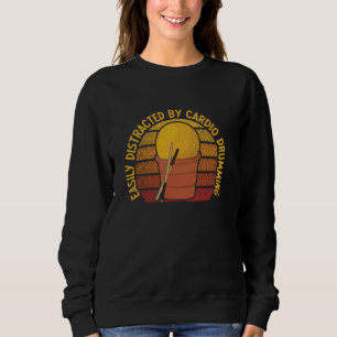 Funny Cardio Drumming Workout Gym Fitness Class Ex Sweatshirt