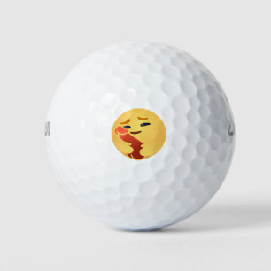 Funny Care Emojis Facebook Golf Balls