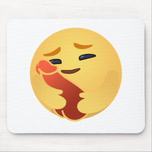 Funny Care Emojis Facebook Mouse Pad