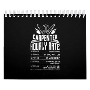 Funny Carpenter Woodworking Great Gift Dad Calendar