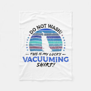 Funny Carpet Vacuum Cleaner Quote Retro Toy 80s Gr Fleece Blanket