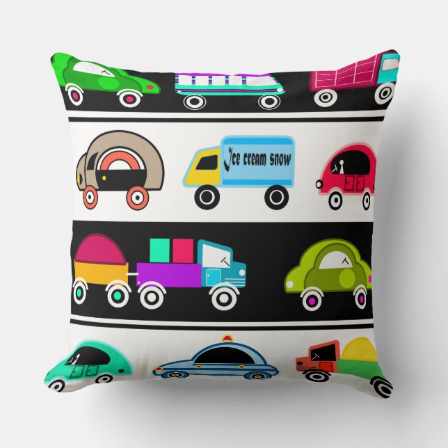 Funny cars cushion (Front)