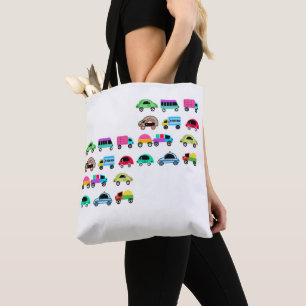 Funny cars  tote bag