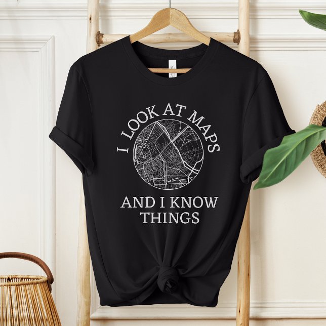 Funny Cartographer I Geography | Land Surveyor T-Shirt (Creator Uploaded)