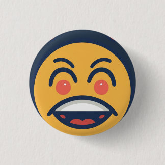 Funny cartoon  3 cm round badge