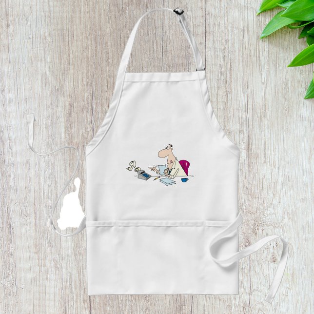 Funny Cartoon Accountant Office Humour  Standard Apron (Creator Uploaded)