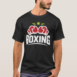 Funny Cartoon Boxing Gloves - Bold Sports T-Shirt