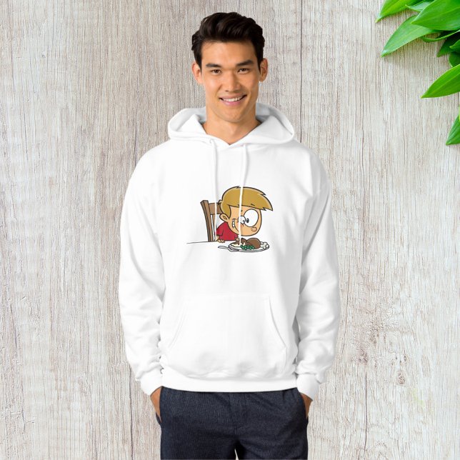 Funny Cartoon Boy Excited for Dinner  Hoodie (Creator Uploaded)