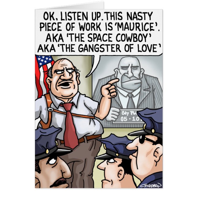 Funny Cartoon Card by Clive Goddard (Front)