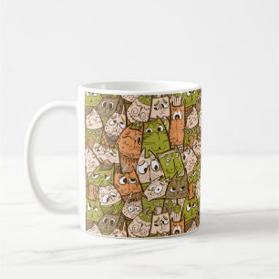 Funny Cartoon Cats Coffee Mug