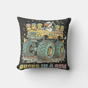 Funny Cartoon Character Graphic Cushion