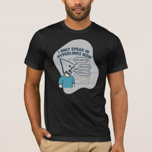 Funny cartoon character with mouse cursor head  T-Shirt