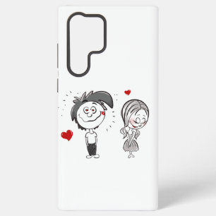 Funny Cartoon Couple Samsung Galaxy Case