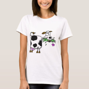 Funny cartoon cow gifts and accessories mad cow T-Shirt