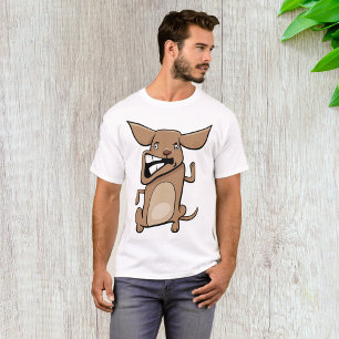 Funny Cartoon Crazy Dog Hilarious Cute Pet  T-Shirt