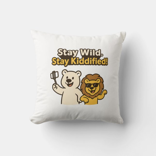 Funny Cartoon Duo Cushion (Front)