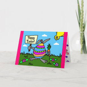 Funny Cartoon Easter Card