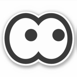 Funny Cartoon Eyeball Vinyl