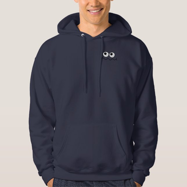 Funny Cartoon Face Front & Back Hoodie (Front)