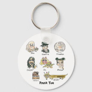 Funny Cartoon Frank You Keychains