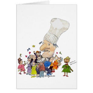 Funny Cartoon French Chef