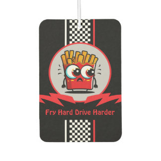 Funny Cartoon Fries - Add Your Custom Text Car Air Freshener