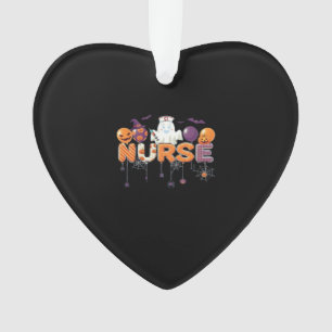 funny cartoon ghost nurse - Hot Nurse Halloween Ou Ornament
