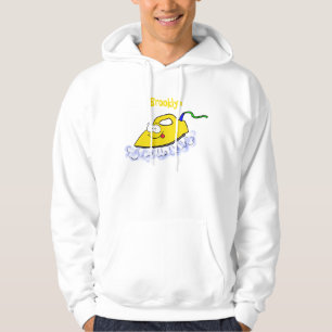 Funny cartoon iron laundry illustration hoodie