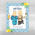  Funny Cartoon Mediterranean European Cruise Door 