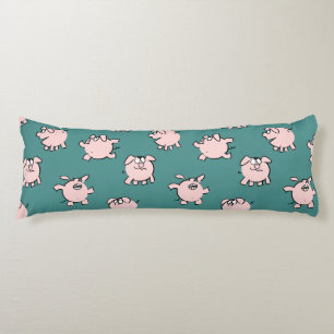 Funny Cartoon Pattern Pig Year Choose Colour Body Body Cushion