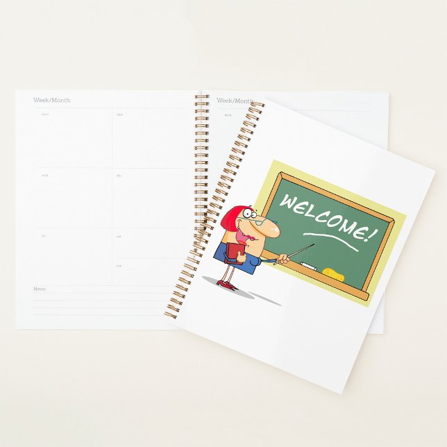 Funny Cartoon Teacher Welcome Back to School Planner (Creator Uploaded)